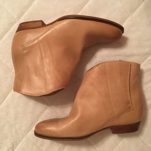 Anthropologie Latigo Aria Leather Ankle Boots